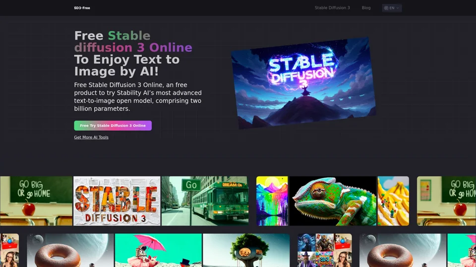 Free Stable Diffusion 3 Online | Online Stable Diffusion AI