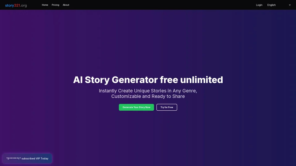 AI Story Generator free unlimited:The best free AI Story Writer.