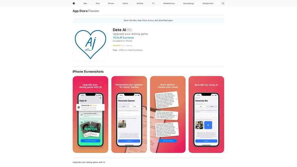 Date AI on the App Store