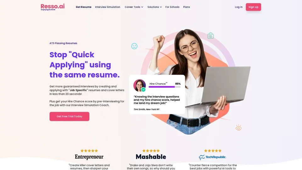 Resso.ai - Your Career Copilot // Employing the World