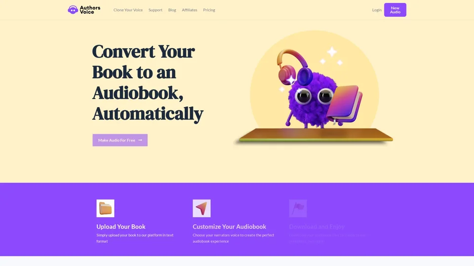 Audie is your human-level audiobook reader!