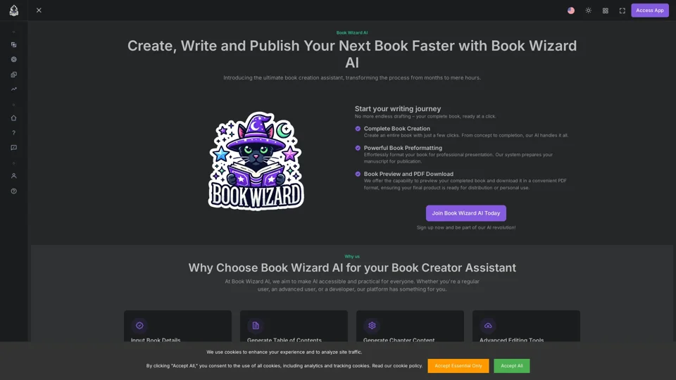 Book Wizard AI - Create books with AI