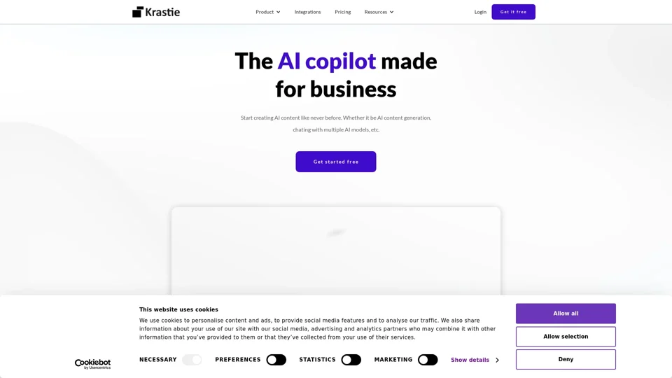 Krastie AI | The best AI copilot for businesses