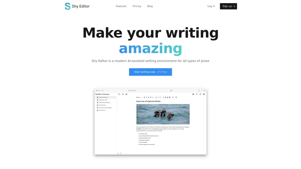 Shy Editor