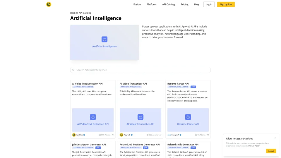 ApyHub AI enabled APIs - ApyHub