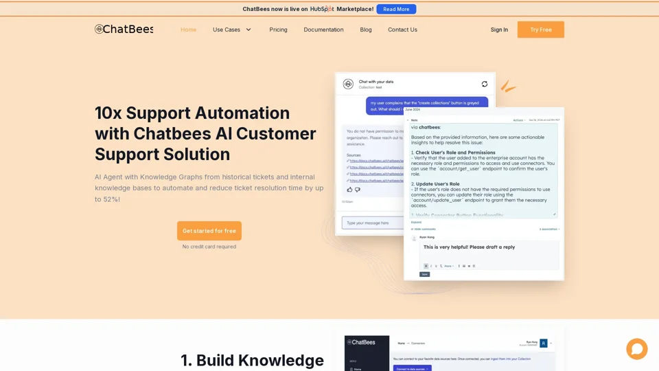 AI Customer Support Automation - ChatBees