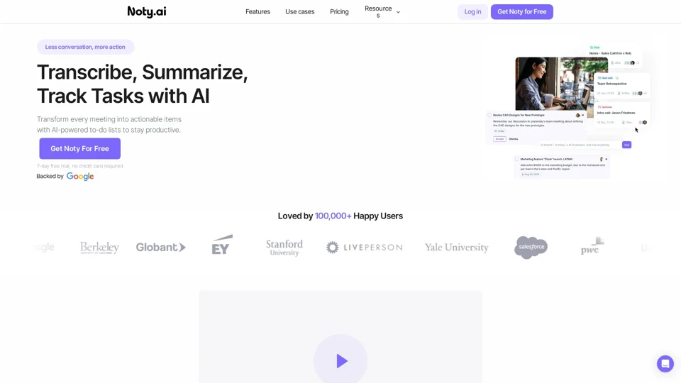 Noty.ai - Workplace AI Assistant getting work done