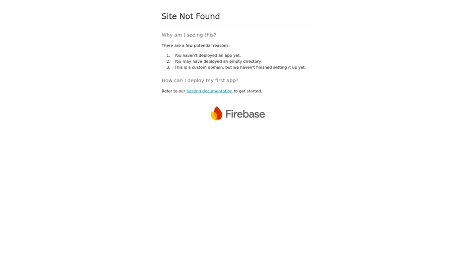 Site Not Found