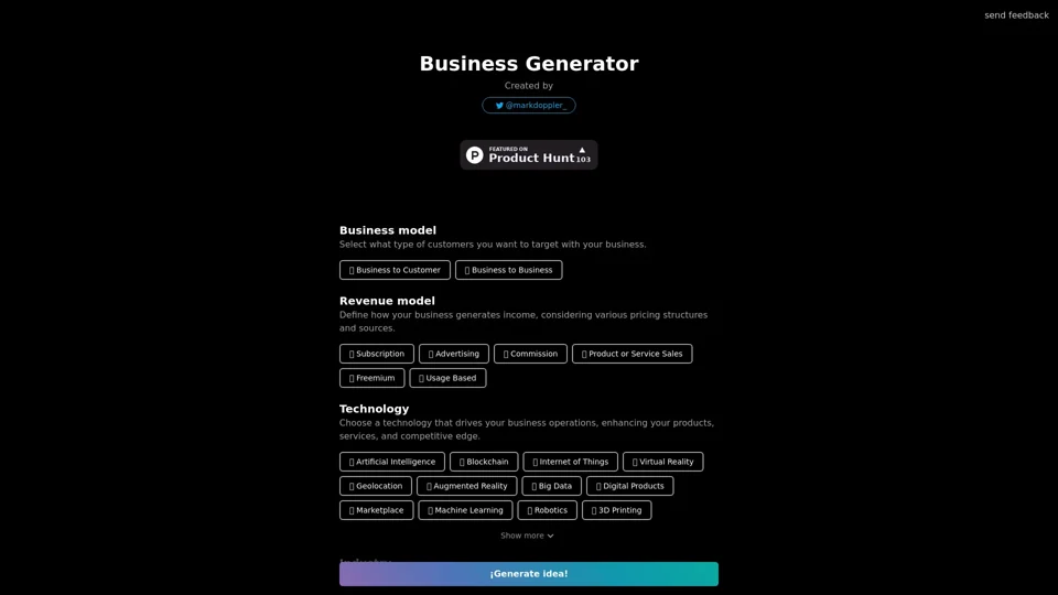 Business Generator