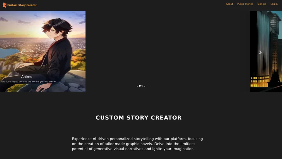 AI Generated Graphic Novels - Custom Story Creator