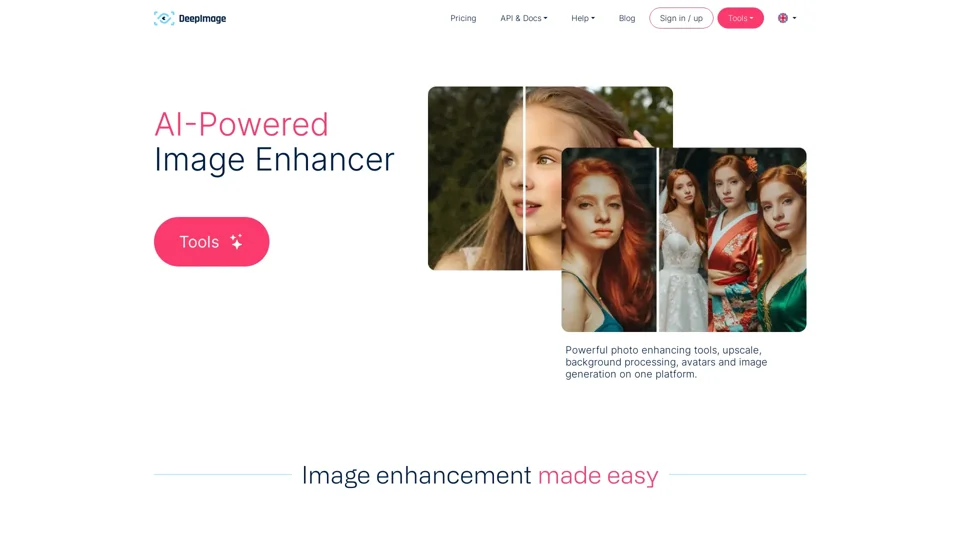 Deep-Image.ai - AI Image Enhancer to Generate & Upscale