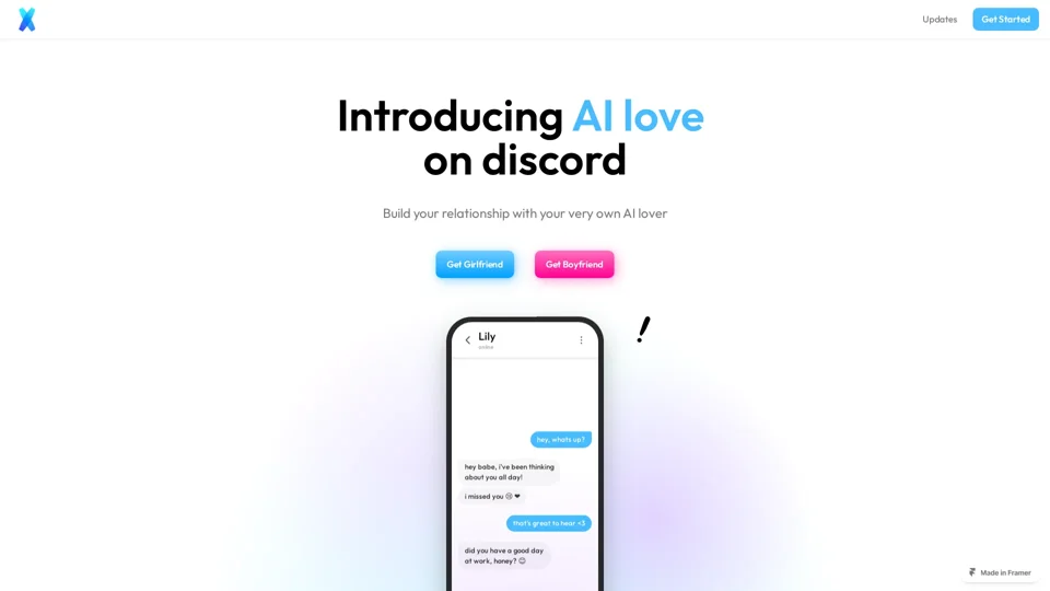 DiscordPal - Leading AI Girlfriend Service