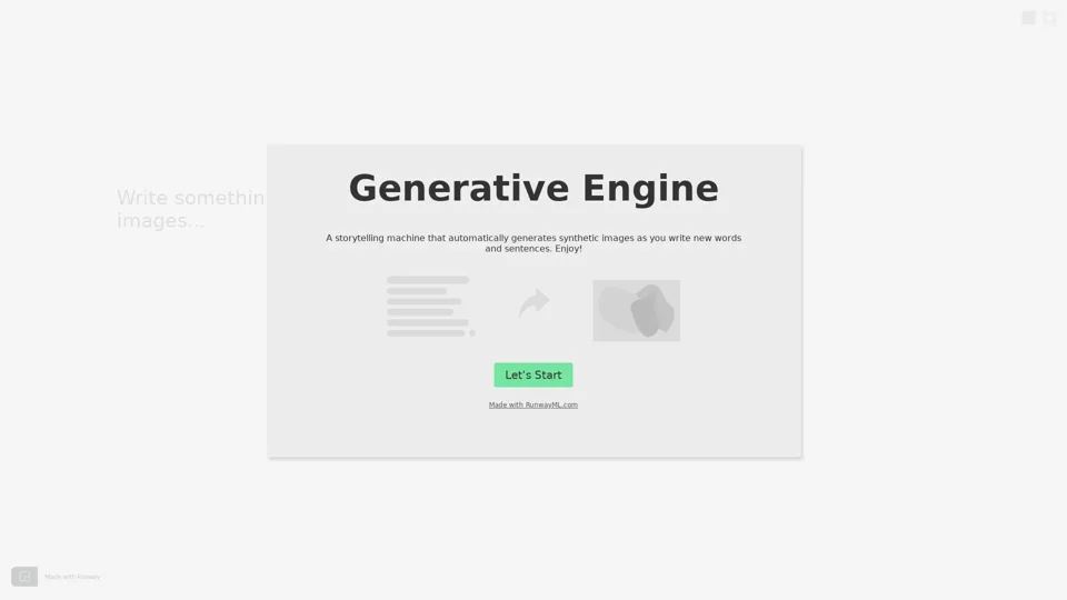 Generative Engine | RunwayML Experiments