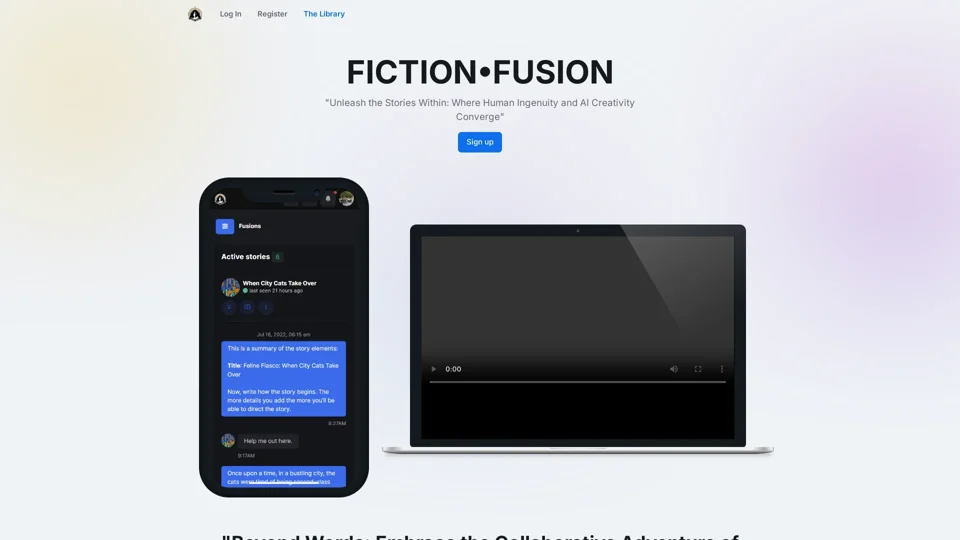Fiction Fusion - Unleash the Stories Within: Where Human Ingenuity and AI Creativity Converge