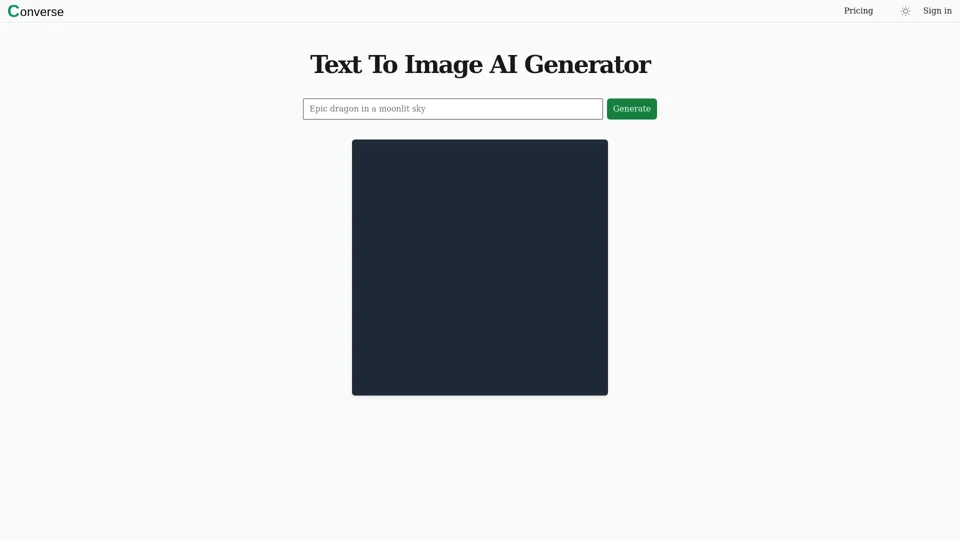 GenPictures - Free Text to AI Image Generator