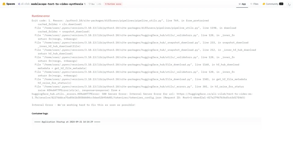 ModelScope Text To Video Synthesis - a Hugging Face Space by ali-vilab