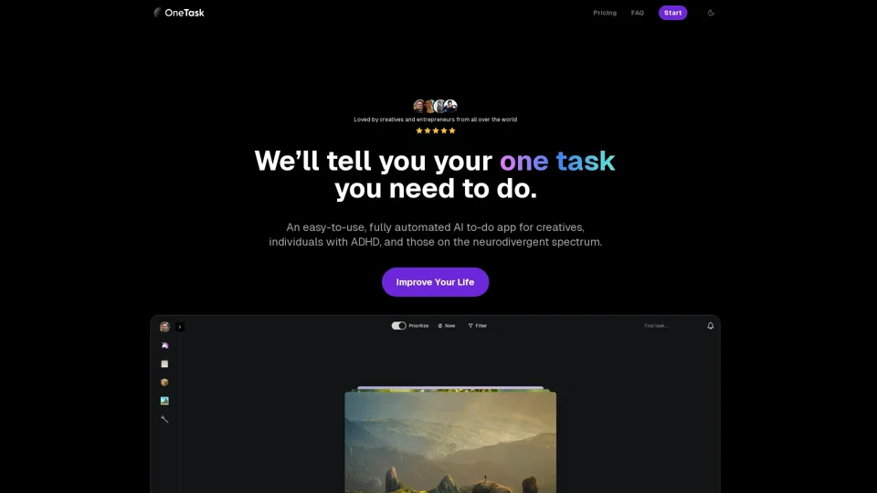 OneTask | AI to-do app for ADHD