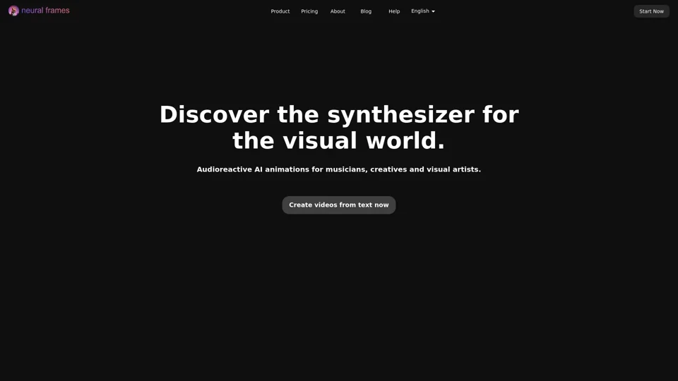 neural frames | AI animation generator