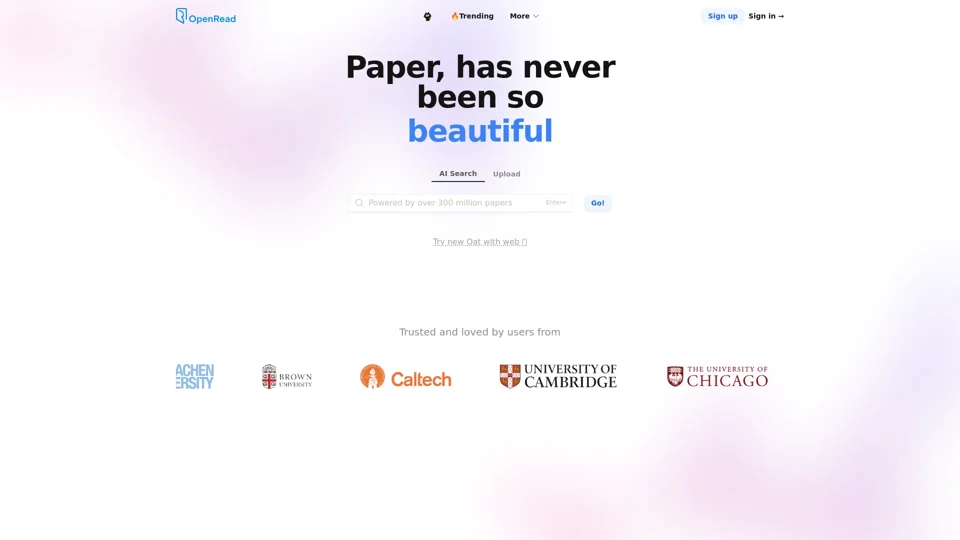 OpenRead - Let's reshape research