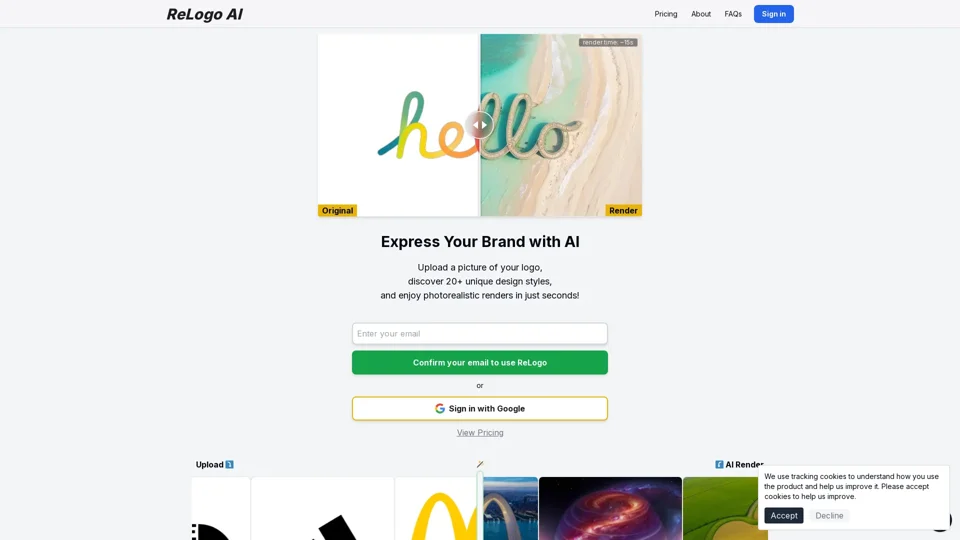 ReLogo AI: Express Your Brand with AI
