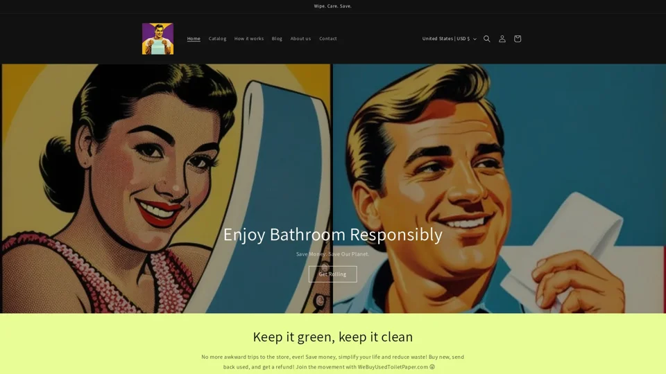 WeBuyUsedToiletPaper.com