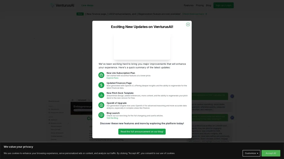 VenturusAI - Instant feedback on your business ideas