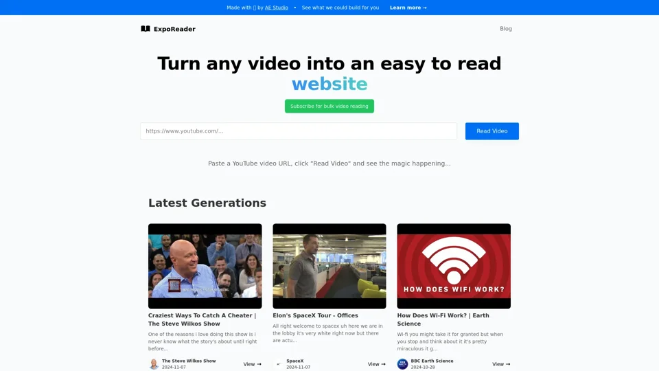 ExpoReader | ExpoReader