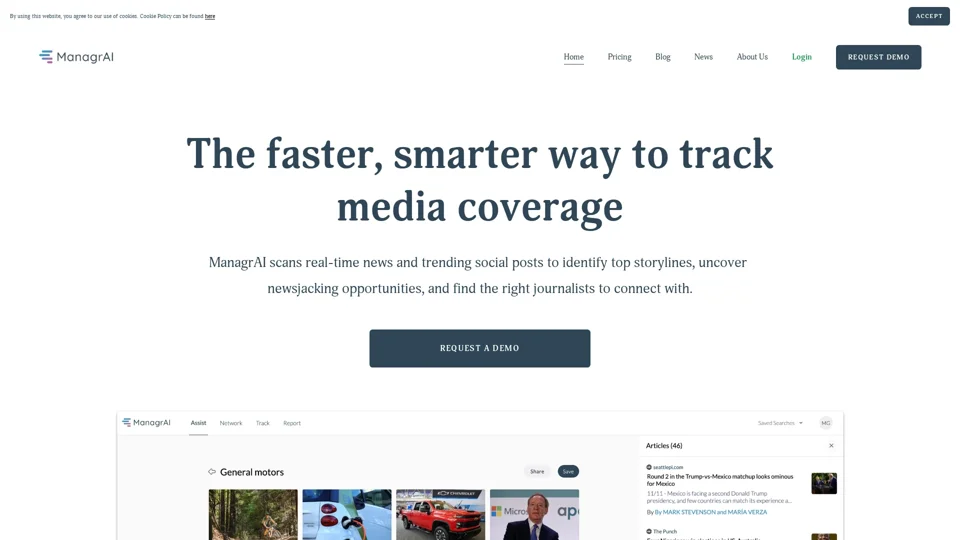 ManagrAI |  AI-Powered Media Relations