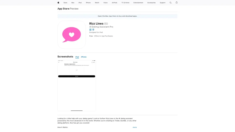 Rizz Lines on the App Store