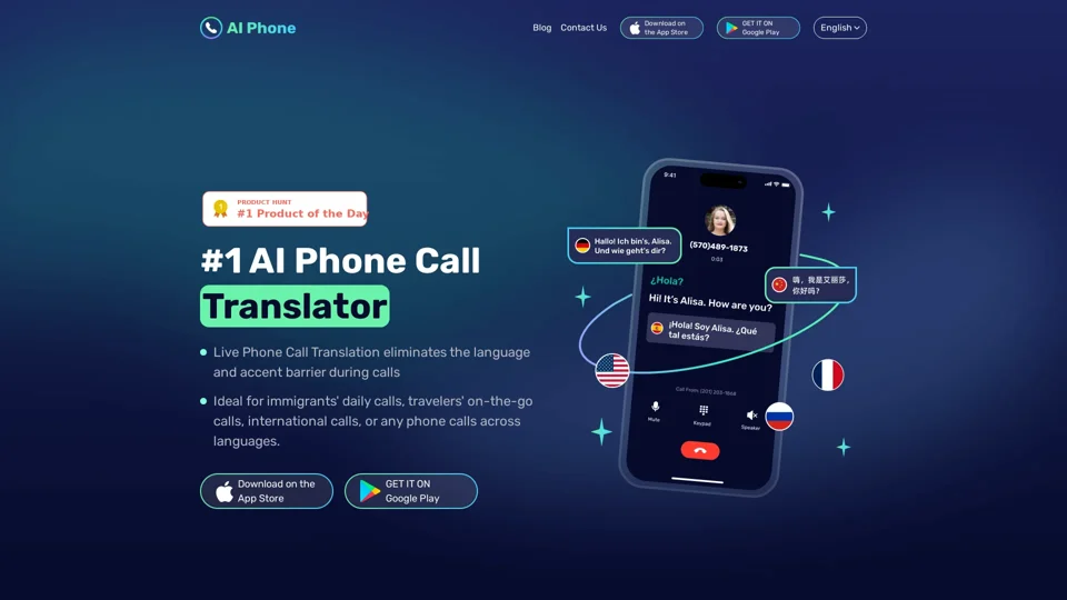AI Phone Translator: #1 AI-Powered Live Phone Call Translator