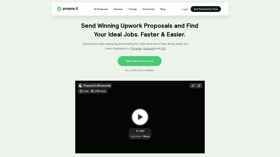 Propos.li - Streamline Freelance Proposals with AI Tools