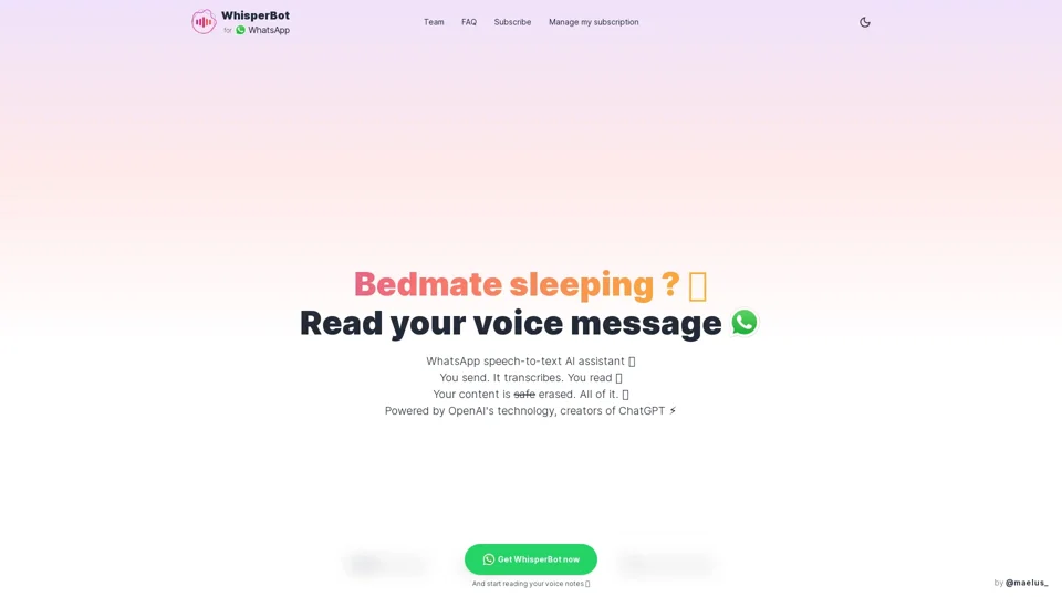 WhisperBot