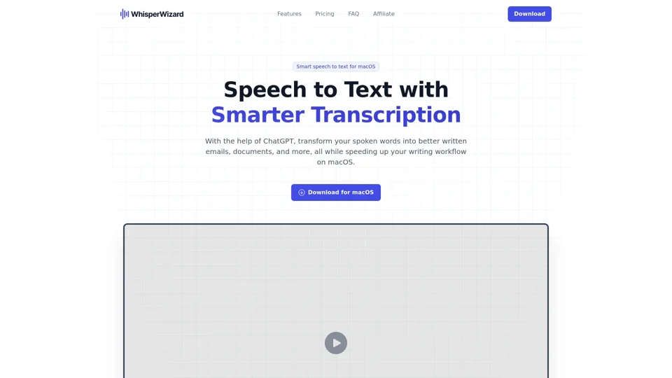 WhisperWizard - Speech to Text with Smarter Transcription