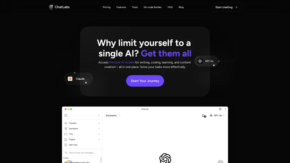 ChatLabs - All the Best AI Models in One Place