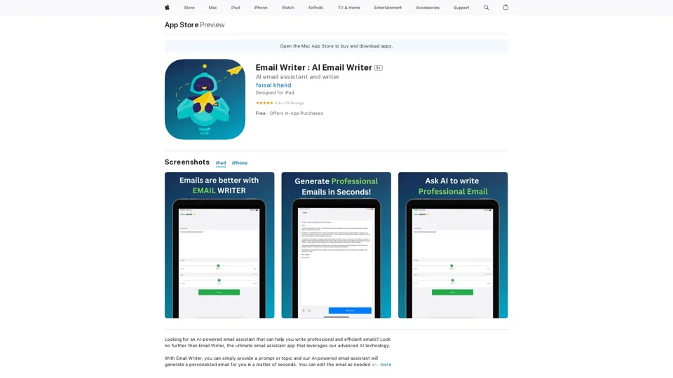 Email Writer : AI Email Writer on the App Store