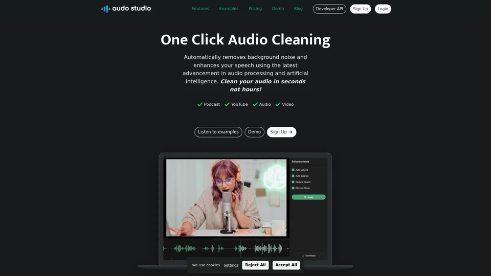 Audo Studio | One Click Audio Cleaning