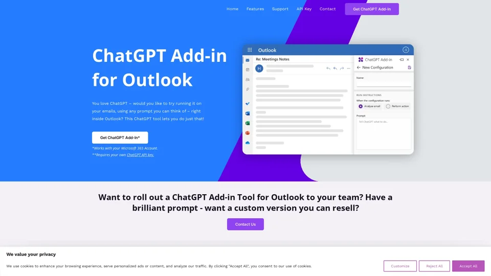 Home - ChatGPT for Outlook