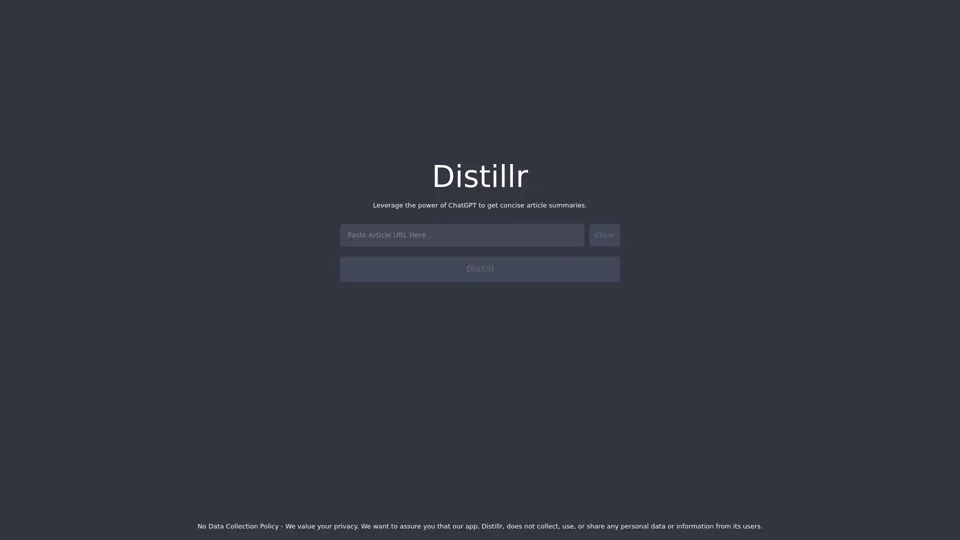 Distillr