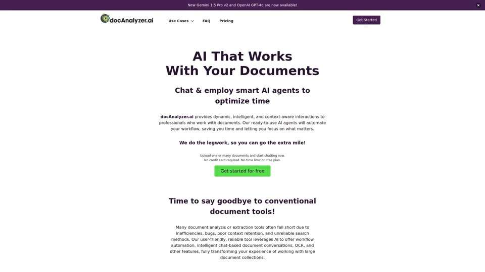 docAnalyzer.ai | AI that works with your documents
