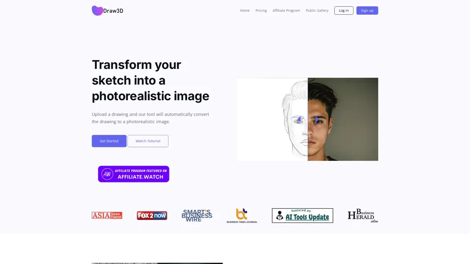 Transform Your Sketches into Photorealistic Image -  Draw3D