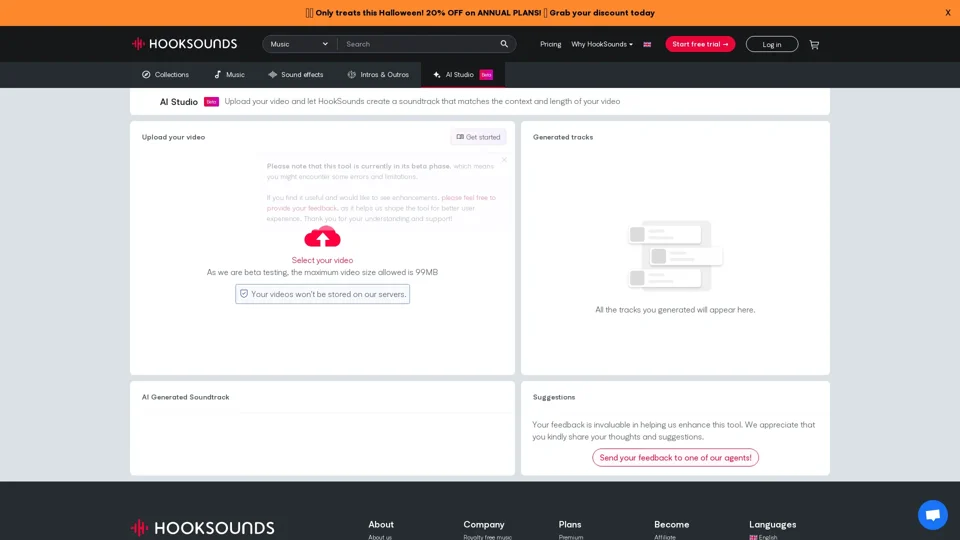 AI Studio | HookSounds