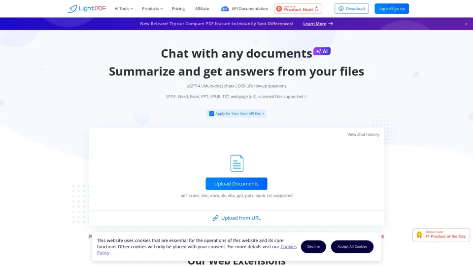 The ultimate GPT-powered PDF AI assistant to chat with PDF