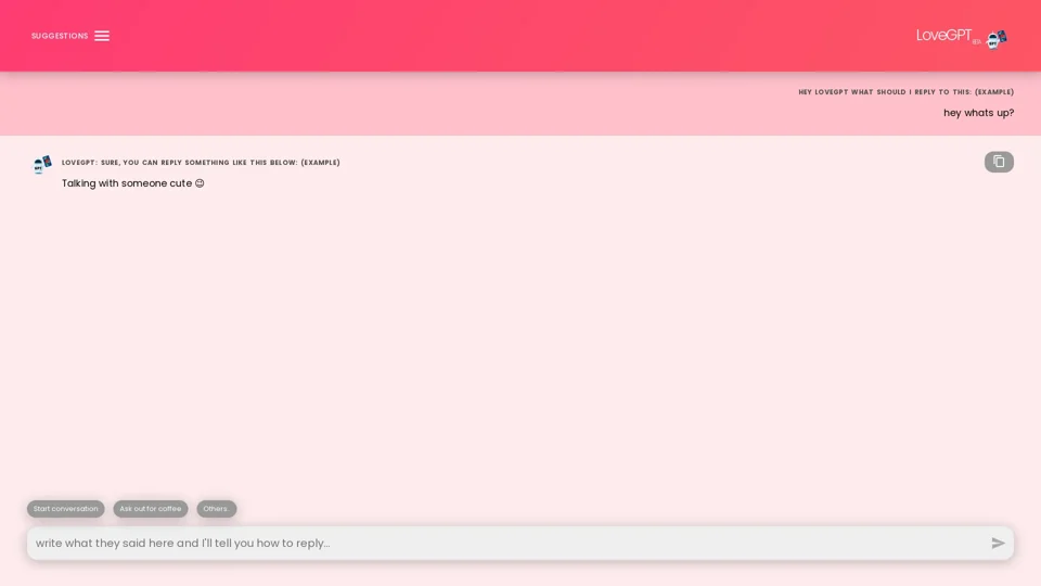 LoveGPT: Enhance Your Romantic Relationships with AI-powered Conversational Support
