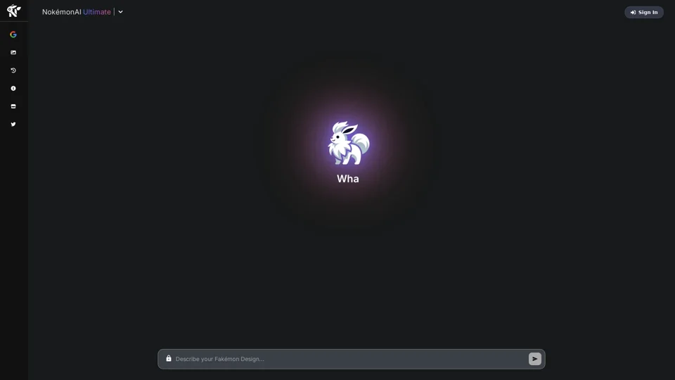 NokémonAI - Generate Your Own Fakémon with AI