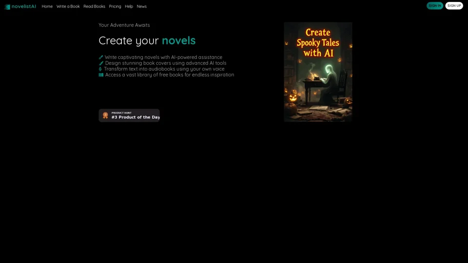 novelistAI - Create your novels with AI