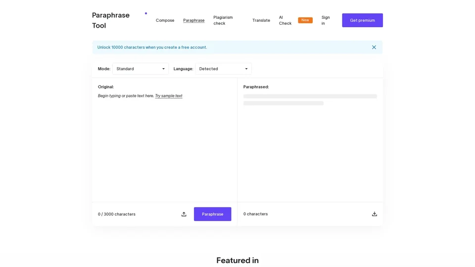 Free Paraphrasing For All Languages