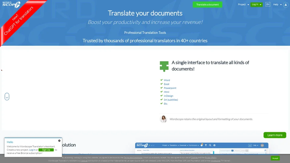 Translate your documents faster and better thanks to Artificial Intelligence