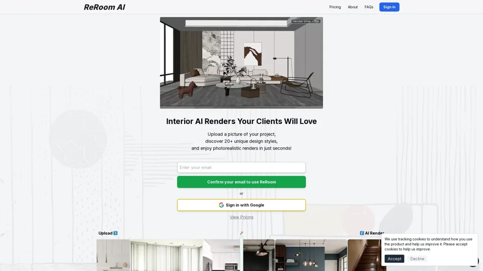 ReRoom AI: AI Tool for Interior Design