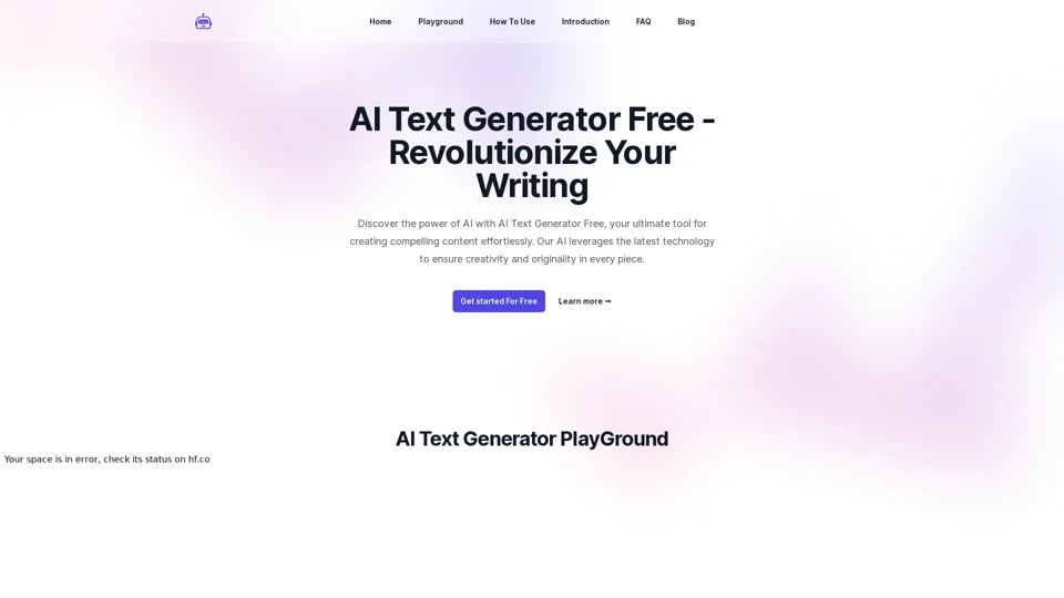 【AI Text Generator Free】 - Unleashing Creativity with Advanced AI | ai-text-generator.org