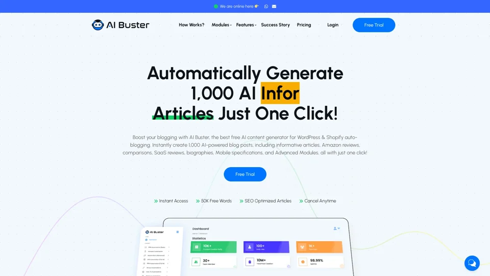 AI Buster - AI Content Generator For WordPress Auto Blogging & More